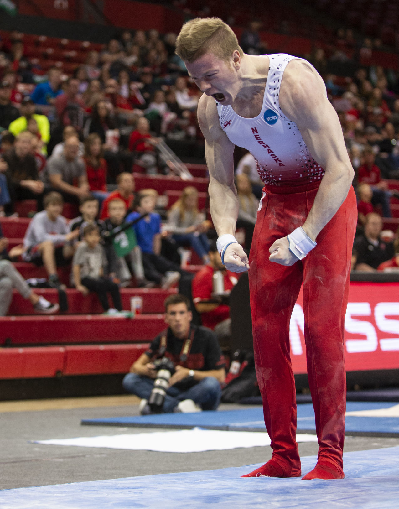 NU men's gymnastics vs. Illinois, Oklahoma, 2.2